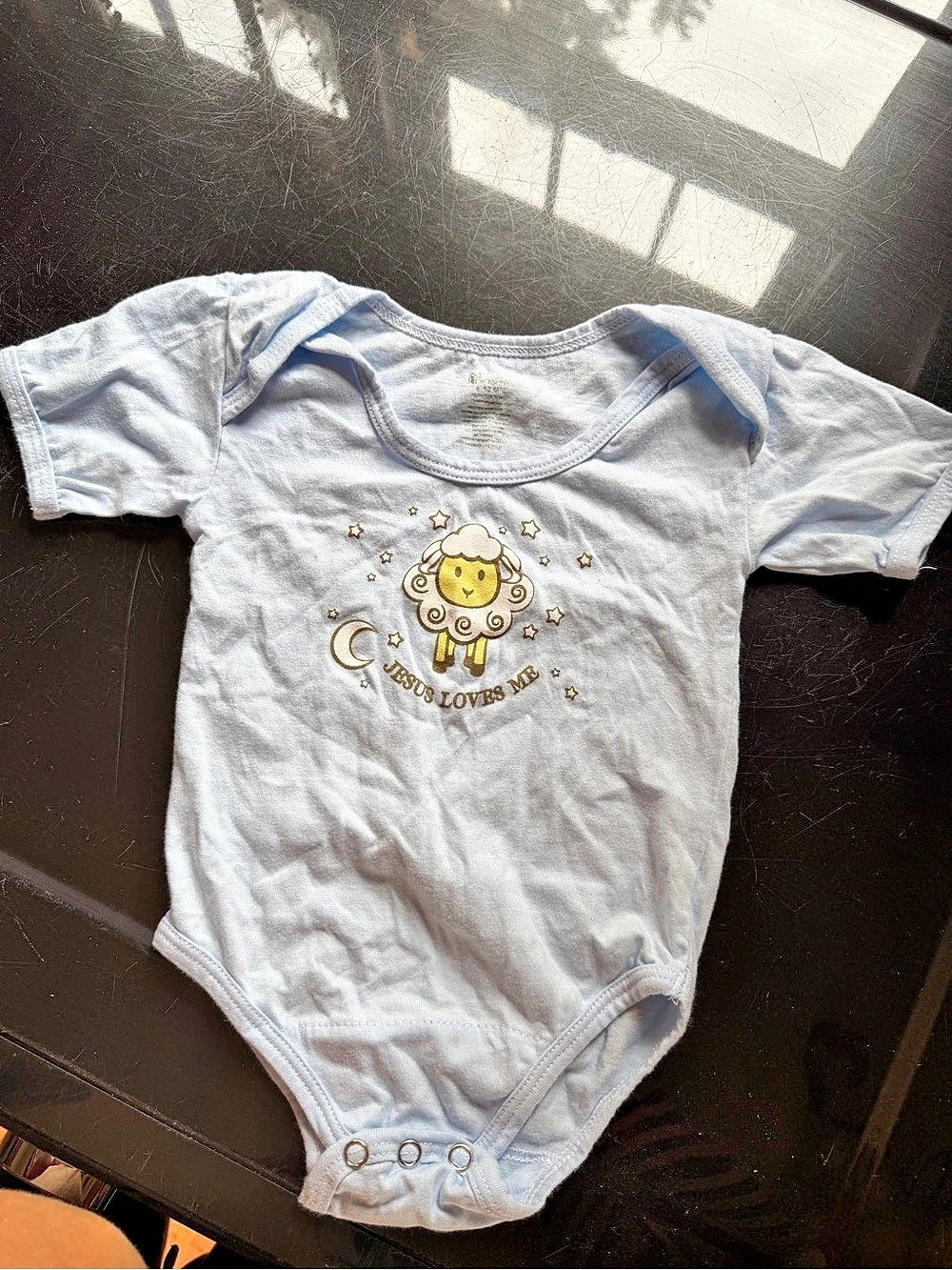 Dicksons Jesus Loves Me Baby Onesie 6-12M